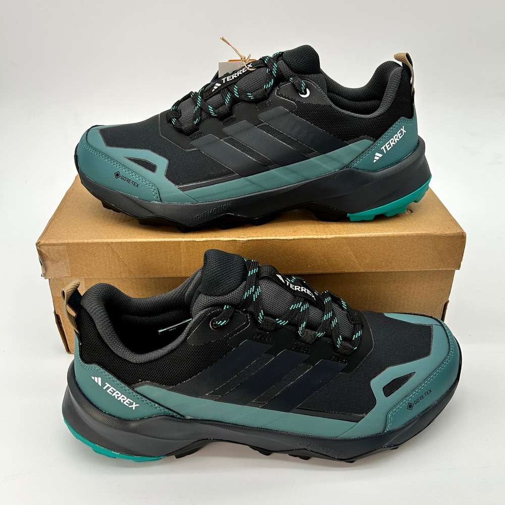 adidas Terrex Skychaser AX5 GTX Mens Size 10 Hiking‎ Shoes Black Teal NEW JQ2209